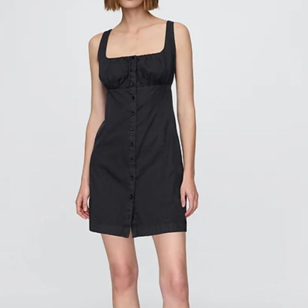 GAP Black and Tan Black Sleeveless Button-Front Dress Bundle XSP - Picture 2 of 7